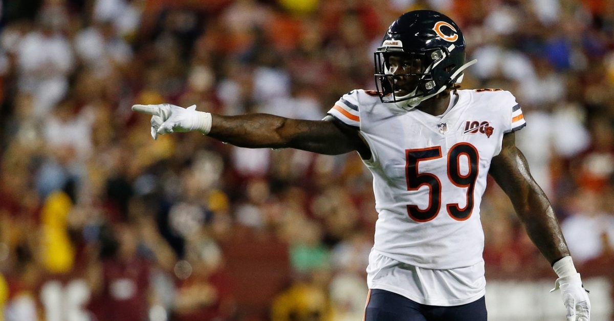 Veteran inside linebacker Danny Trevathan will miss at least three games while on short-term IR. (Credit: Geoff Burke-USA TODAY Sports)