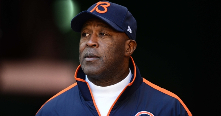 Mikal Smith, the son of former Bears coach Lovie Smith (pictured), is being indicted for pimping, among other crimes. (Credit: Mark J. Rebilas-USA TODAY Sports)
