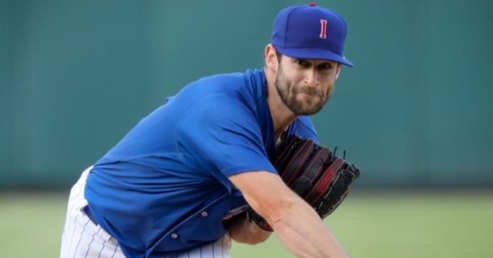 Cory Abbott gave up only three hits in win (Photo via Iowa Cubs)