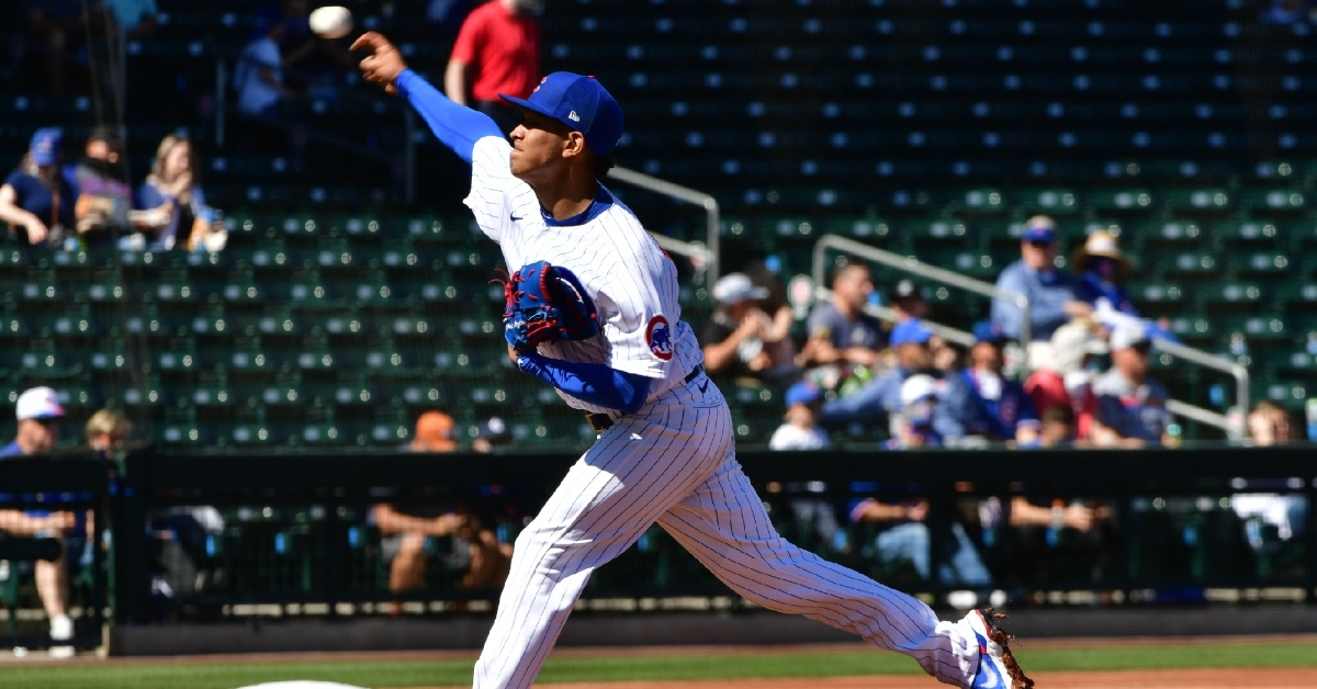 Alzolay is a top Cubs pitching prospect (Matt Kartozian - USA Today Sports)