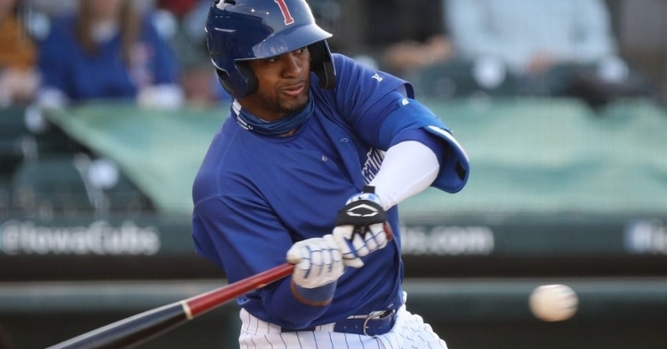 Avelino had an impressive game with four hits (Photo courtesy: Iowa Cubs)