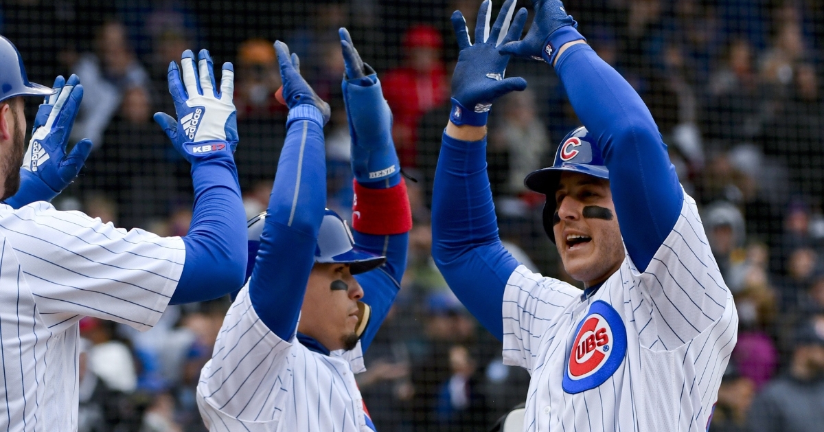 While some members of the Cubs' core could be traded in the near future, others could receive contract extensions. (Credit: Matt Marton-USA TODAY Sports)