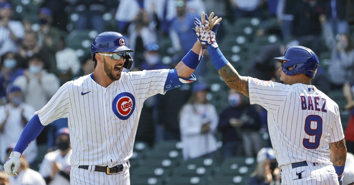 Bryant and Baez are elite hitters when making solid contact (Kamil Krzaczynski - USA Today Sports)