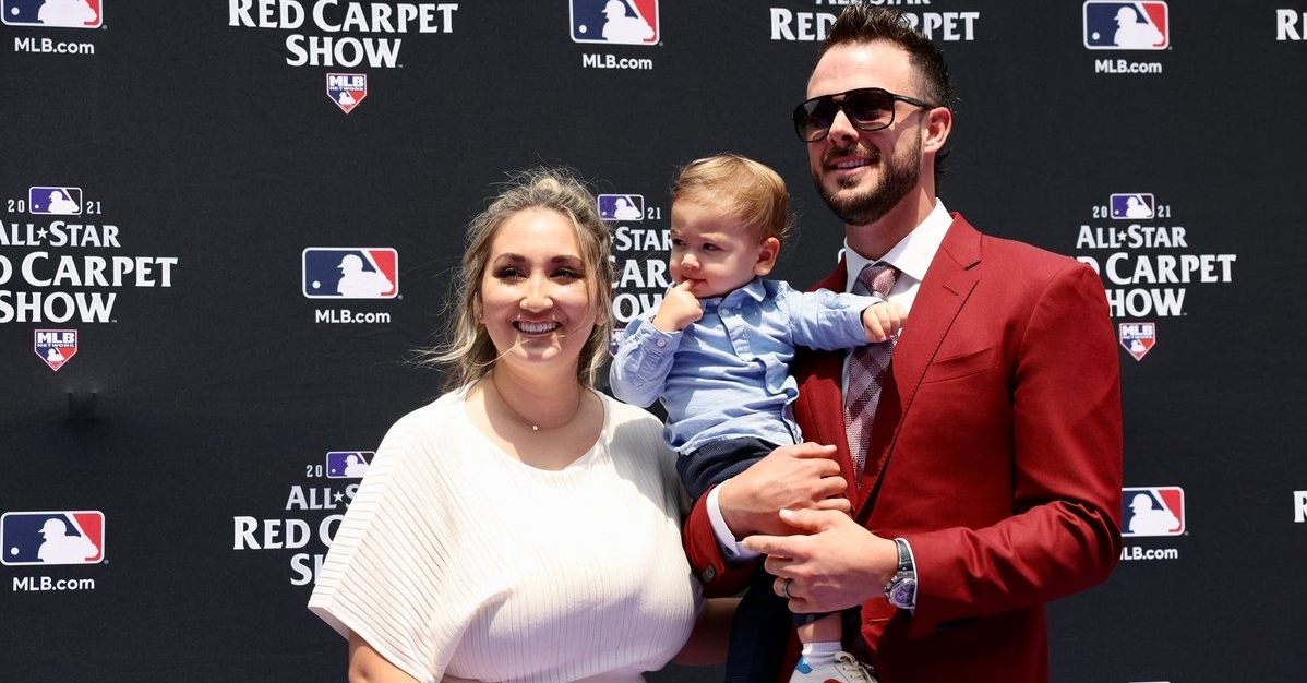 Kris, Jess and Kyler Bryant walked the red carpet as part of the 2021 MLB All-Star Game festivities. (Credit: @Cubs on Twitter)