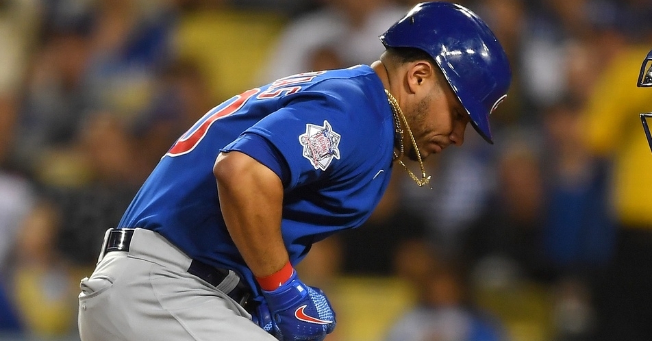 Contreras escaped serious injury after getting hit on the hand (Jayne Kamin Oncea - USA Today Sports)