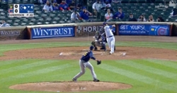 WATCH: Willson Contreras breaks scoreless tie with 409-foot blast