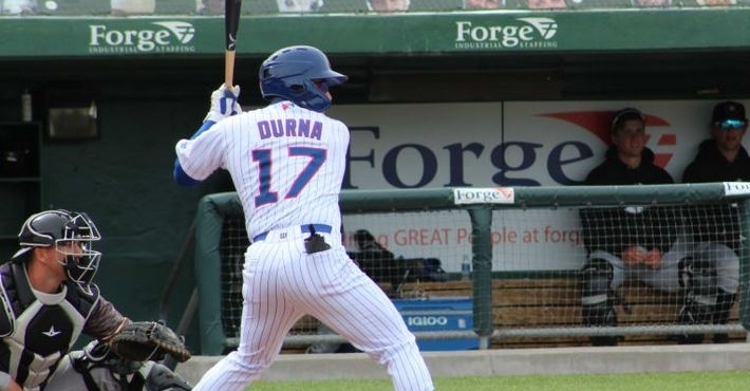 Durna smacked a grand slam in the win (Photo courtesy: South Bend)