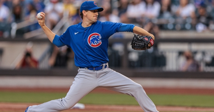 Kyle Hendricks is reportedly not being shopped by the Cubs, but the same cannot be said about Craig Kimbrel. (Credit: Vincent Carchietta-USA TODAY Sports)