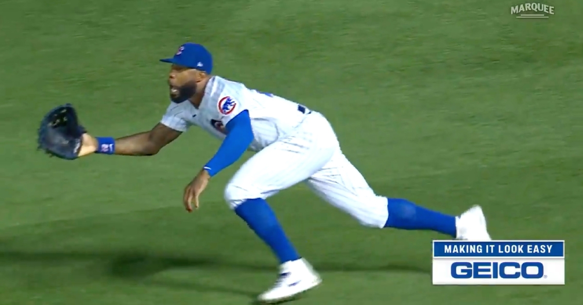 Cubs right fielder Jason Heyward definitely made his superb diving catch look much easier than it was.