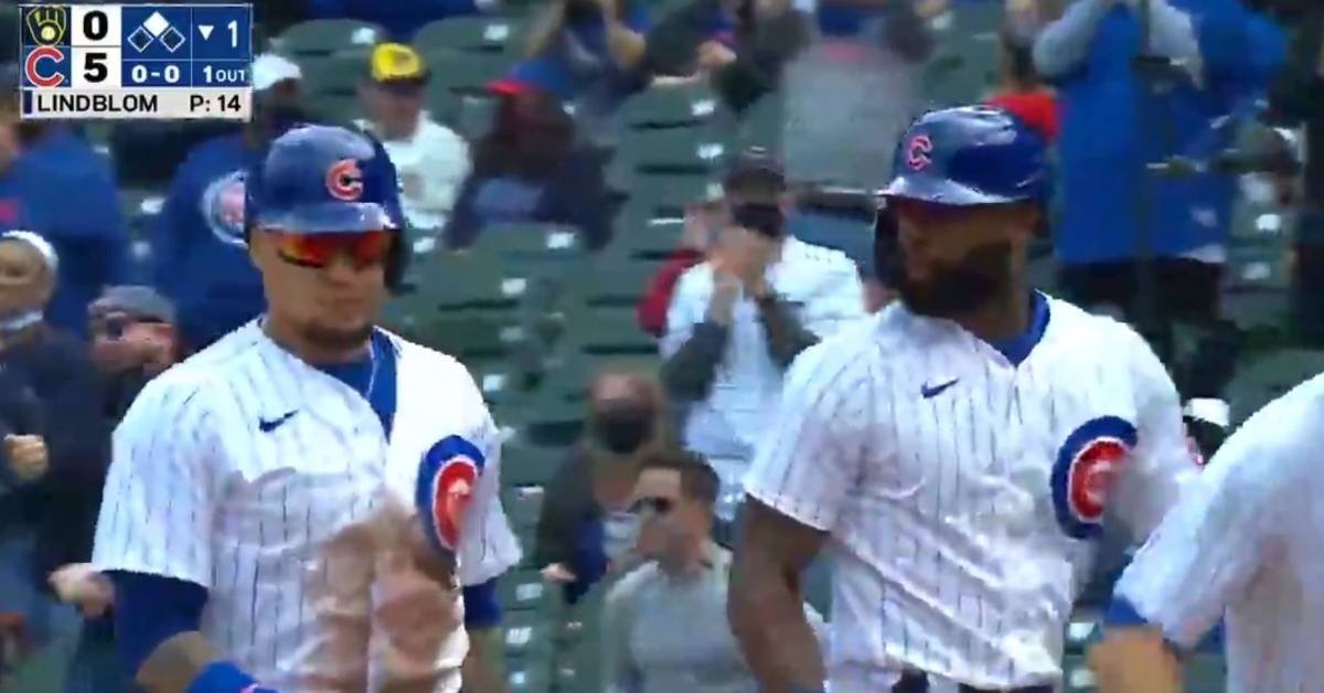WATCH: Jake Marisnick smacks bases-clearing double in six-run inning