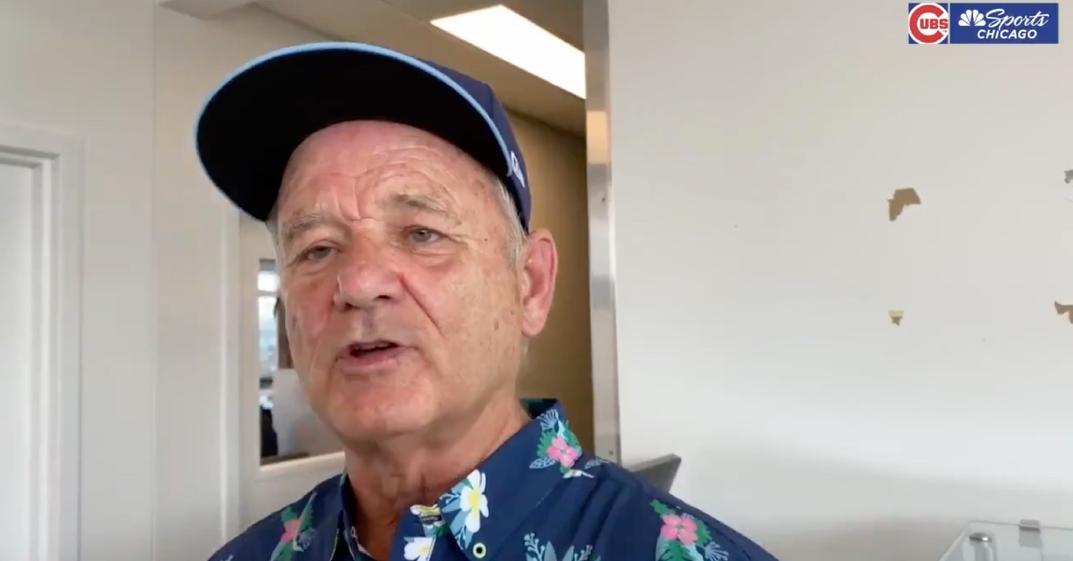 Comedic actor Bill Murray suggested that young Cubs fans should step up and raise money to help the team in free agency.