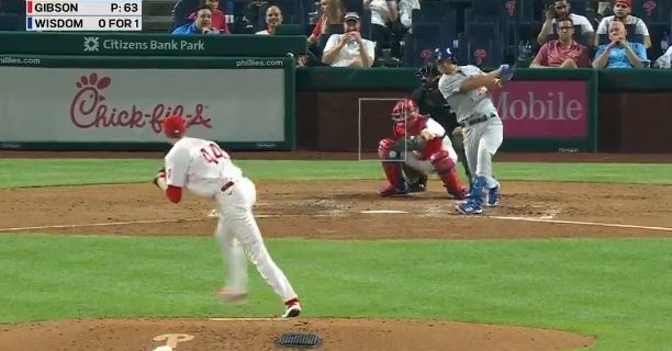 Wisdom hit his 26th homer on Tuesday
