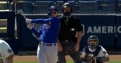 Pederson is showing a ton of power this spring