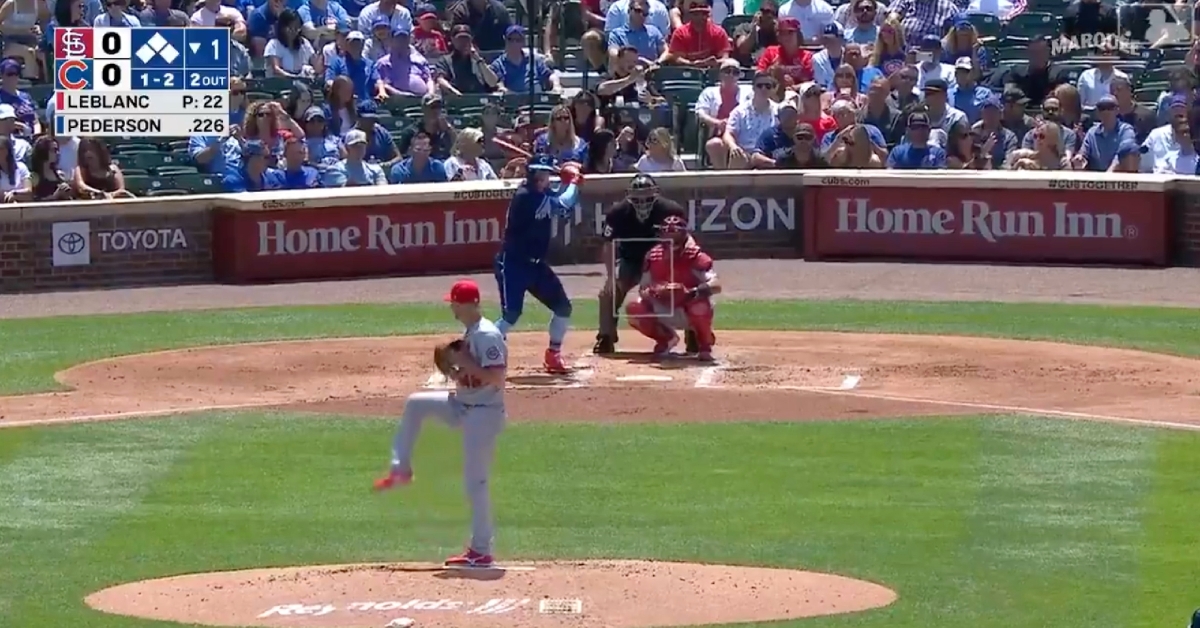 With two outs and the bases juiced, Joc Pederson hit a go-ahead three-run double to right field.