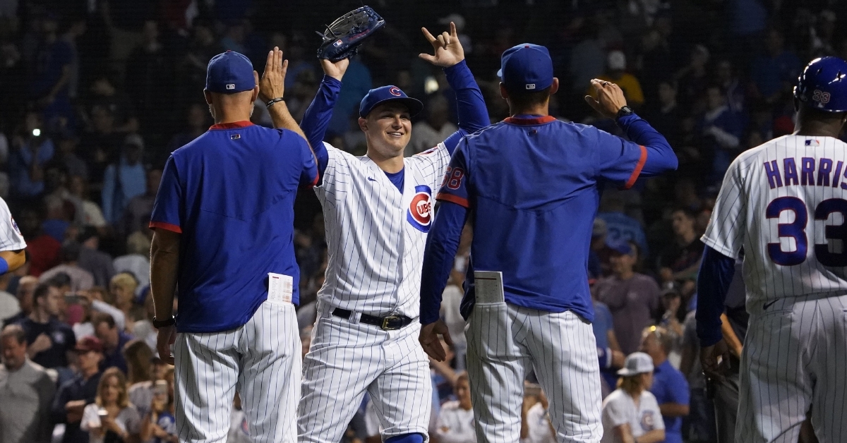 Cubs score eight runs with two outs, end 11-game losing skid