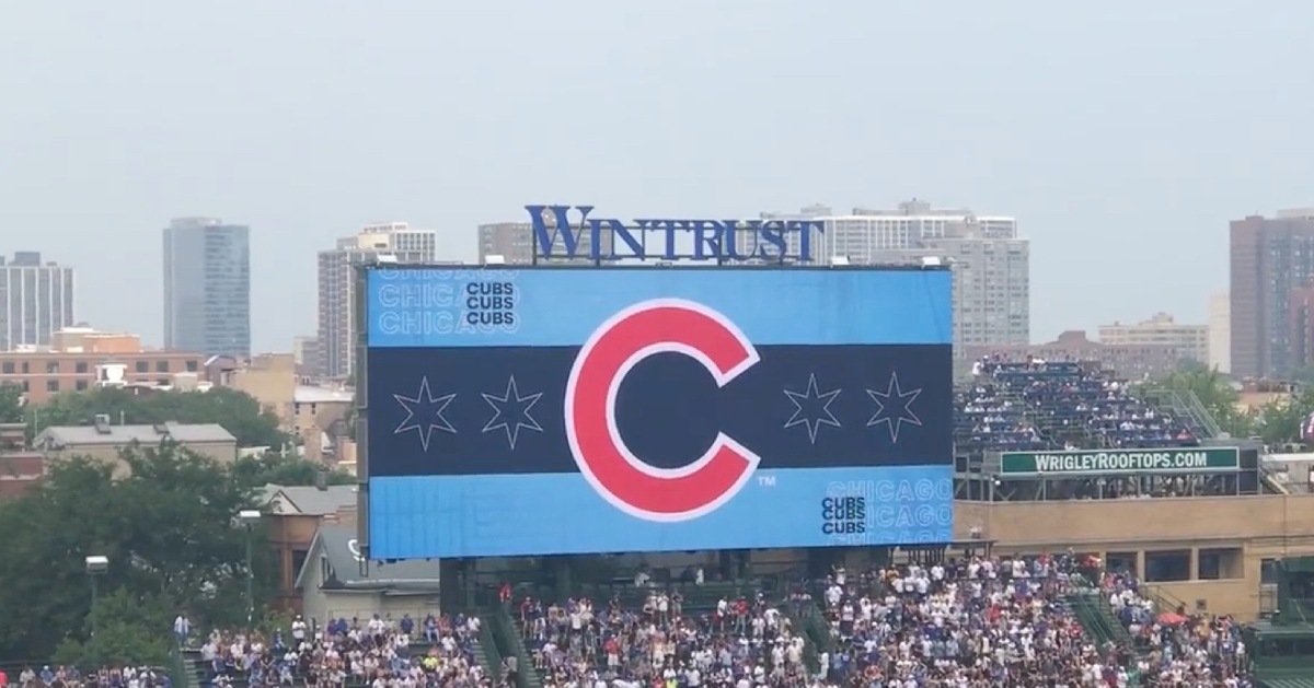 A new pregame hype video was unveiled at Wrigley Field for the 2021 Crosstown Classic.