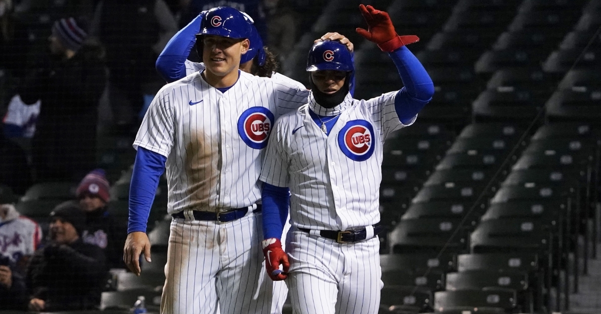 The Cubs were happy after a 16-run performance (David Banks - USA Today Sports)