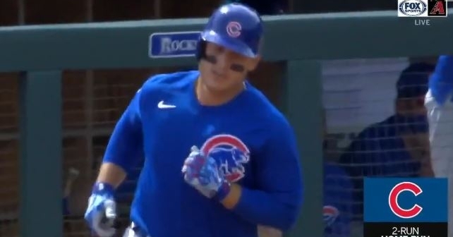 WATCH: Anthony Rizzo launches moon shot for second spring homer