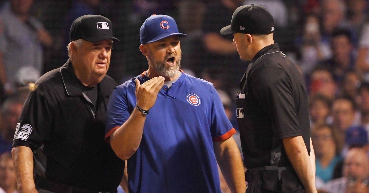 Ross got ejected after arguing balls and strikes (Quinn Harris - USA Today Sports)