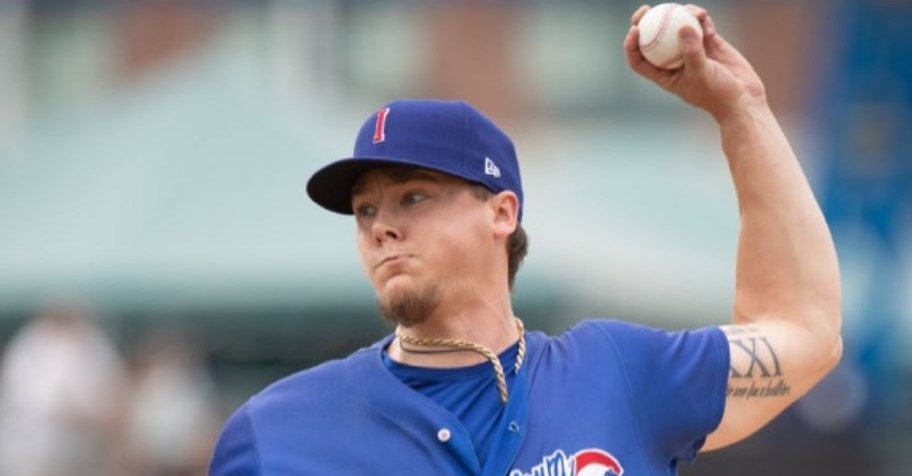 Justin Steele was impressive in his 3.2 innings pitched (Photo courtesy: Iowa Cubs)