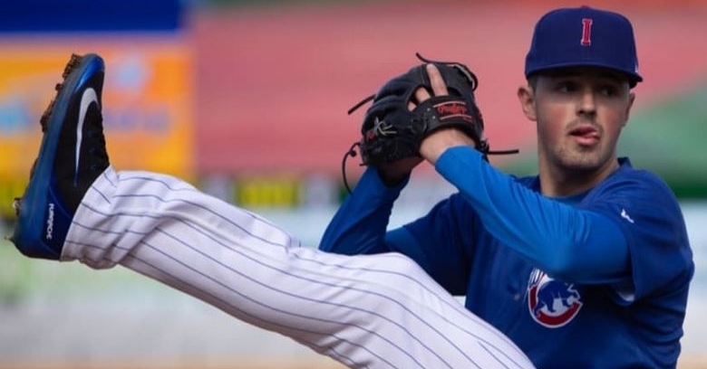 Swarmer had a quality start in the loss (Photo courtesy: Iowa Cubs)