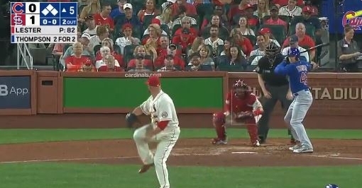 WATCH: Trayce Thompson smacks grand slam off of Jon Lester