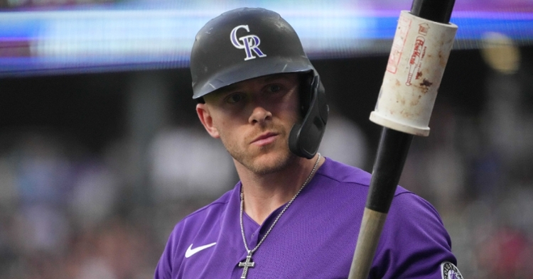 Rockies shortstop Trevor Story was effusive in his praise of Cubs fans and Wrigley Field. (Credit: Ron Chenoy-USA TODAY Sports)