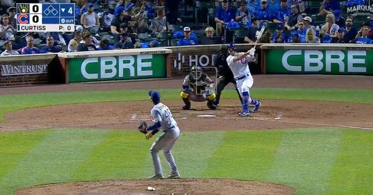 Patrick Wisdom's 17th home run of the year provided the Cubs with a 1-0 advantage atop the Brewers.