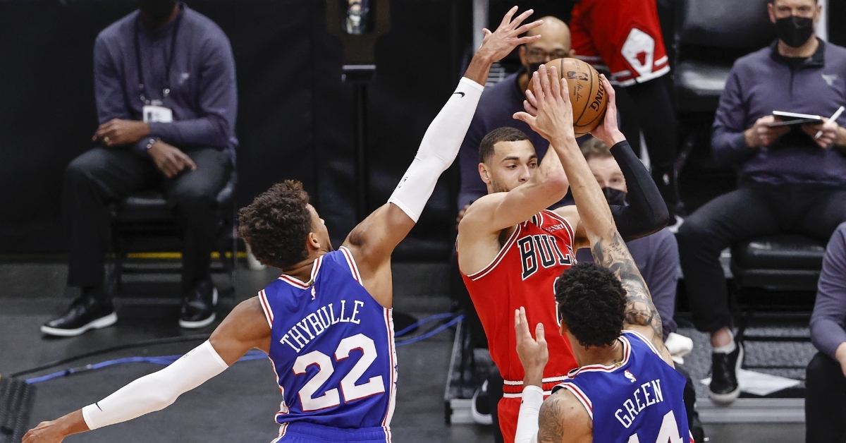 Sixers were too much for the Bulls on Thursday (Kamil Krzaczynski - USA Today Sports)