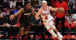 Short-handed Bulls no match for Heat