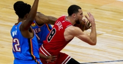 Zach LaVine drops 40 points in blow-out win over Thunder