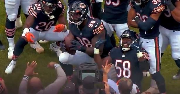 The Bears defense hopes to celebrate on Sunday
