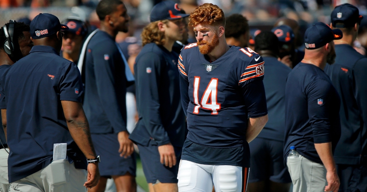 Dalton pacing the sidelines after the injury (Jon Durr - USA Today Sports)