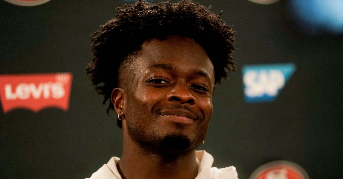 30-year-old wide receiver Marquise Goodwin is now a member of the Chicago Bears. (Credit: Stan Szeto-USA TODAY Sports)