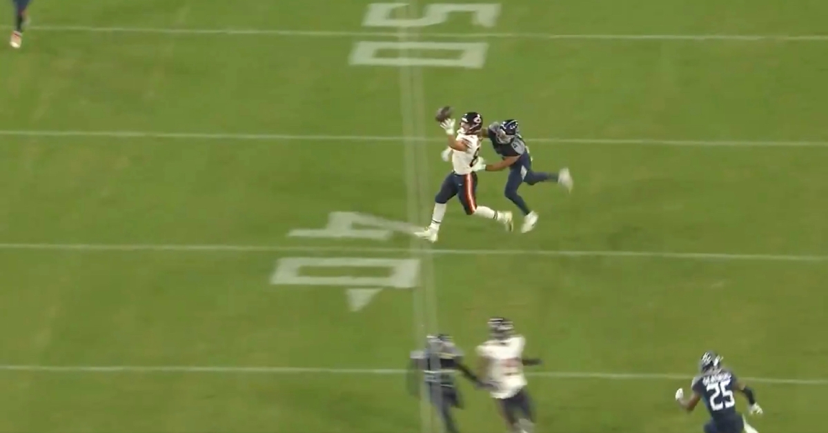 Jesper Horsted hauled in an incredibly difficult catch and found room to run en route to scoring a 54-yard touchdown.