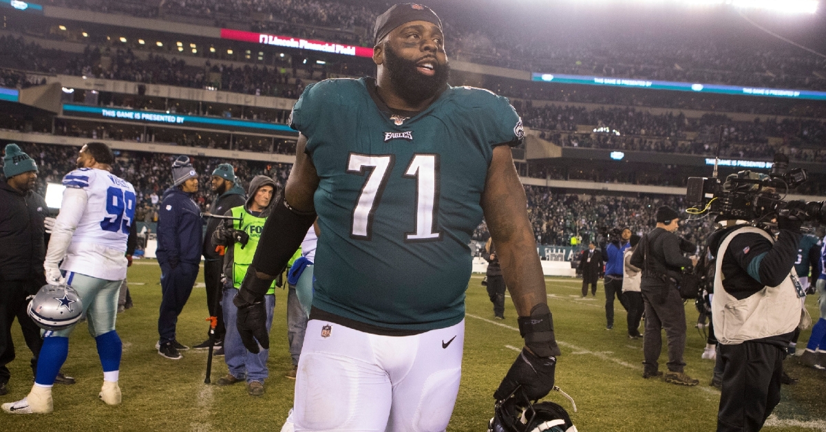 Jason Peters is a likely future Hall of Famer. (Credit: Jerry Habraken, Delaware News Journal, Delaware News Journal via Imagn Content Services, LLC)