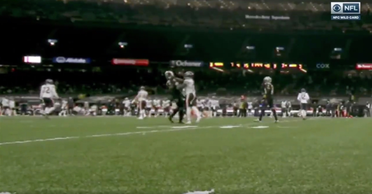 Bears wide receiver Anthony Miller was ejected for smacking a Saints defender in the helmet.