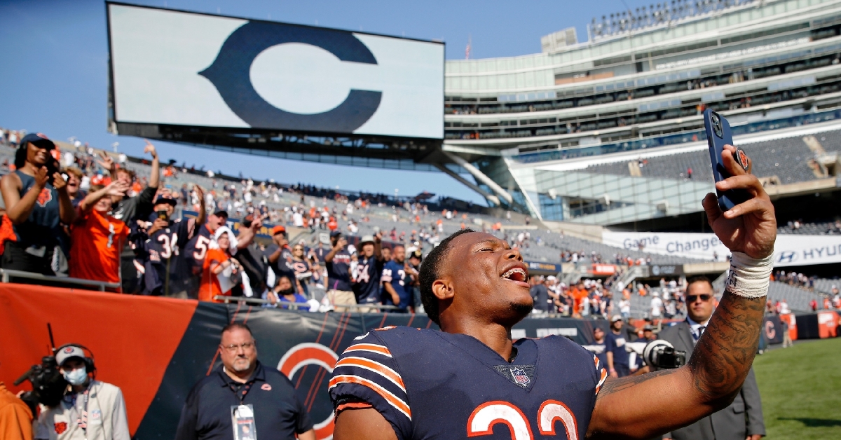 Bears hope to get their run game going against the Cardinals (Jon Durr - USA Today Sports)