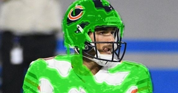Trubisky slimed for the kids