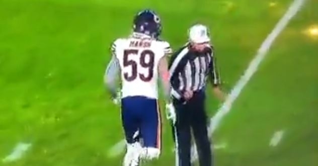 Referee addresses controversial taunting call against Bears