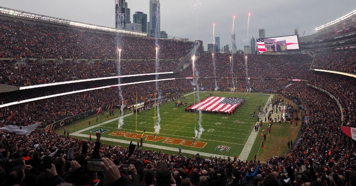Soldier Field might serve as the home of the Chicago Bears for just five more seasons. (Credit: Jerry Lai-USA TODAY Sports)