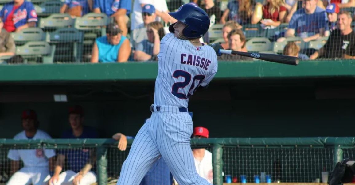 Caissie is one of the Cubs top prospects (Photo courtesy: Kayleigh Sedlacek)