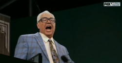 WATCH: Hologram Harry Caray sings seventh-inning stretch at 'Field of Dreams' game