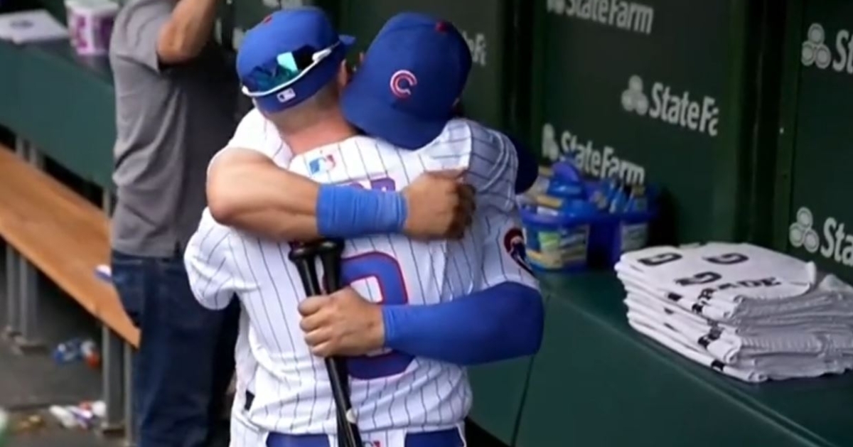 It was an emotional day for Cubs nation