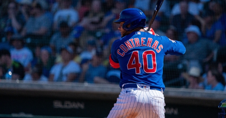 Contreras hit a homer in the first inning Tuesday (Allan Henry - USA Today Sports)