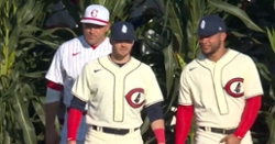 WATCH: Epic moment as Cubs and Reds emerge from corn in Field of Dreams game