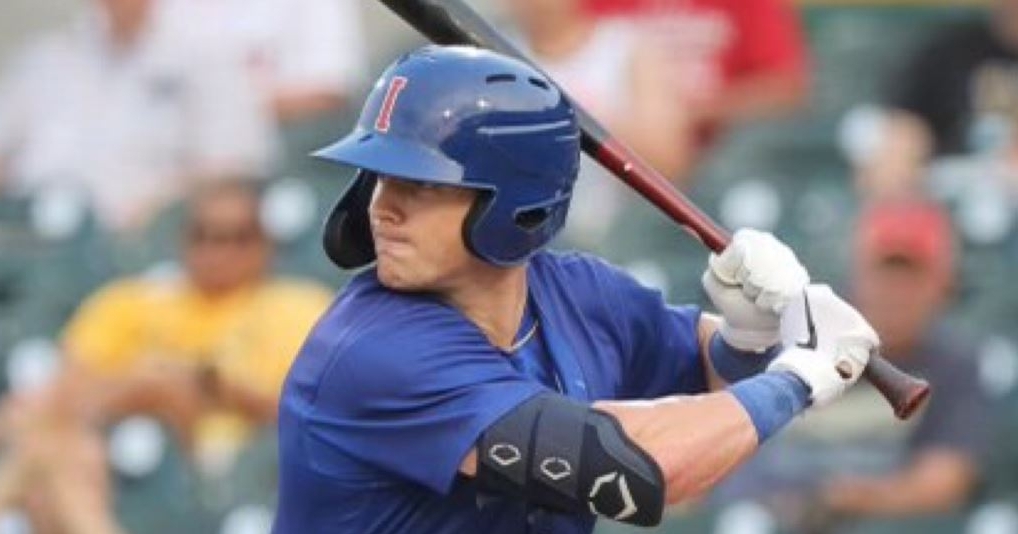 Deichman impressive offensively in the loss (Photo via Iowa Cubs)