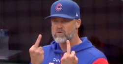 David Ross apologizes for being caught doing double birds on TV
