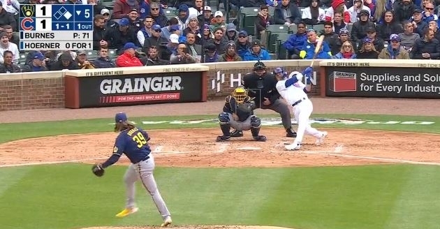 Hoerner hit his first homer since 2019