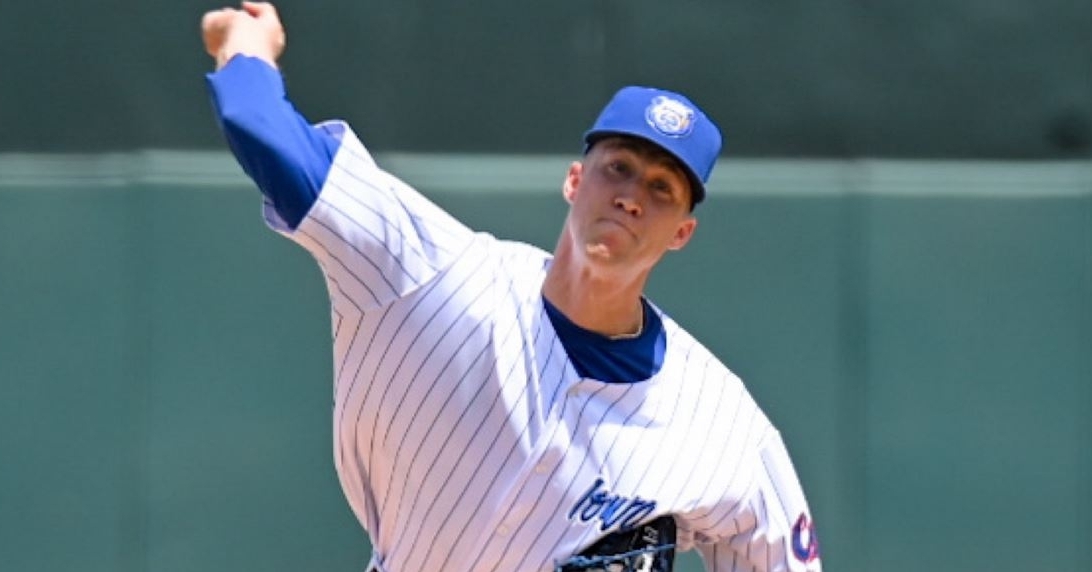 Kilian is a big part of the Cubs pitching future (Photo via Iowa Cubs)